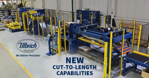 NEW Cut-to-Length Capabilities at Ulbrich of Illinois