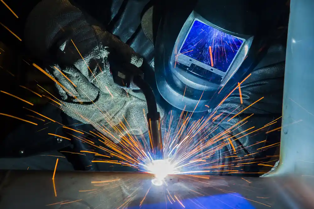 industrial metal arc welding